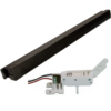 KIT - Narrow Rim Exit Device, Electric (Solenoid) Latch Retraction (EL), Single Switch (M), Fits Narrow and Wide Stile Aluminum Doors, 36in, 695/SP313 Anodized Dark Bronze