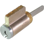 Knob (Key-in-Knob) Cylinder, 6-Pin, Corbin L4, 0-Bitted, 626/US26D Satin Chrome
