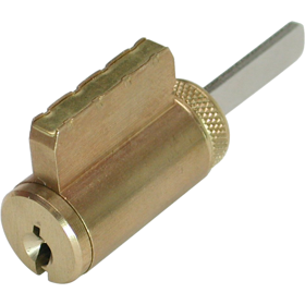 Knob (Key-in-Knob) Cylinder, 5-Pin, Drilled 6, Corbin 60, 0-Bitted, 606/US4 Satin Brass