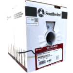 18/4 Stranded Bare Copper, Unshielded, Non-Plenum Jacket (Riser Rated), Gray 500ft Box