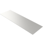 .050 Kickplate 10in x 34in, Countersunk Holes, 630/US32D Stainless Steel