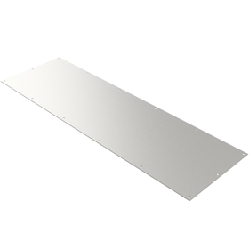 .050 Kickplate 10in x 34in, Countersunk Holes, 630/US32D Stainless Steel .050 Kickplate 10in x 34in, Countersunk Holes, 630/US32D Stainless Steel
