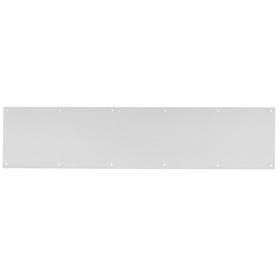 Kickplate, Stainless Steel, .050in Thickness, 10in x 46in, 630/US32D Satin Stainless Steel