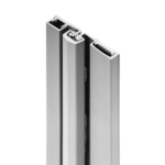 Full Surface Heavy Duty Geared Continuous Hinge, 1/16in Door Inset, 120in, Up to 600lbs, High Frequency, 628/US28/CL Clear Anodized Aluminum