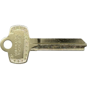Best Key Blank A1114A BE2, Stamped "Duplication Prohibited"