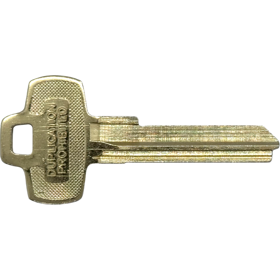 Best Key Blanks, Stamped "Duplication Prohibited"