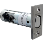 2-3/8in Backset Bolt 1-1/8in Wide Faceplate, Satin Chrome 26 2-3/8in Backset Bolt 1-1/8in Wide Faceplate, Satin Chrome 26