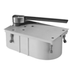 Heavy Duty Floor Closer, 3/4in Offset, 27 Series, 105 Degree, Non-Hold Open, Right Hand, Single Acting, Exterior or Interior Doors up to 450lbs, up to 48in, Closer Body Only