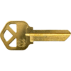 KW1 1176 Kwikset Key Blank Brass 250 Pack