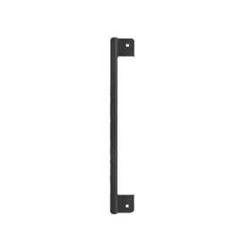 Latch Protector for Narrow Stile Keypad Locks, Overall Size 2-7/8in x 20-1/2in, Cutout Size 16-1/2in, 622/US19 Black Latch Protector for Narrow Stile Keypad Locks, Overall Size 2-7/8in x 20-1/2in, Cutout Size 16-1/2in, 622/US19 Black