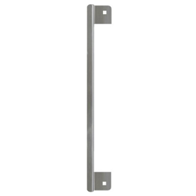 Latch Protector for Narrow Stile Keypad Locks, Overall Size 2-7/8in x 20-1/2in, Cutout Size 16-1/2in, 630/US32D Stainless Steel Latch Protector for Narrow Stile Keypad Locks, Overall Size 2-7/8in x 20-1/2in, Cutout Size 16-1/2in, 630/US32D Stainless Steel