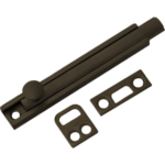 4in Slide Bolt, 613/US10B Oil Rubbed Bronze 4in Slide Bolt, 613/US10B Oil Rubbed Bronze