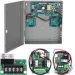 KIT - 4 Amp High Inrush Power Supply, 4 Relay Option Board, Plug-in Fire Alarm Relay, Battery Backup Board Only, 12/24VDC Field Selectable