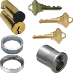 KIT - Schlage FSIC Construction Core, Keys, Collar and Mortise Housing, Schlage L Cam, Keyed to Match Schlage Temp C 347594.