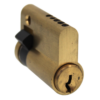 Euro Profile Single Cylinder, Schlage C Keyway, 606/US4 Satin Brass