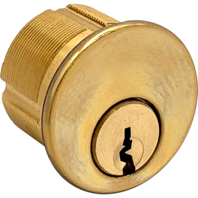 Mortise Cylinder 1in 5-Pin Corbin 60, Adams Rite/Yale Cam, Keyed Alike in Pairs, 605/US3 Bright Brass