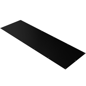 .050 Kick Plate 8in x 34in, Countersunk Holes, 622/US19 Matte Black .050 Kick Plate 8in x 34in, Countersunk Holes, 622/US19 Matte Black