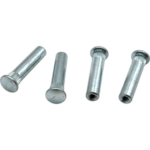 Thru-Bolts, Mortise Nuts Used w/Machine Screws (Set of 4 Each), BSP Black Suede Powder Coat