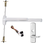 KIT - RX Request to Exit, Heavy Duty Grooved CVR Concealed Vertical Rod Exit Device, 996L-17 Lever Trim (Rim Cylinder Required), Key Locks/Unlocks Trim, RHR Right Hand Reverse/Reversible Handing (Snap Ring Tool Required), 36in x 80in-100in Adjustable, Hex Dogging, Grade 1, 99 Series, 626/US26D Satin Chrome KIT - RX Request to Exit, Heavy Duty Grooved CVR Concealed Vertical Rod Exit Device, 996L-17 Lever Trim (Rim Cylinder Required), Key Locks/Unlocks Trim, RHR Right Hand Reverse/Reversible Handing (Snap Ring Tool Required), 36in x 80in-100in Adjustable, Hex Dogging, Grade 1, 99 Series, 626/US26D Satin Chrome
