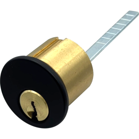 Rim Cylinder 6-Pin ASSA Twin V10, No Keys, 622/US19 Matte Black Rim Cylinder 6-Pin ASSA Twin V10, No Keys, 622/US19 Matte Black