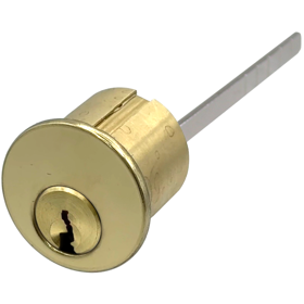 Rim Cylinder 6-Pin ASSA Twin V10, No Keys, 605/US3 Bright Brass Rim Cylinder 6-Pin ASSA Twin V10, No Keys, 605/US3 Bright Brass