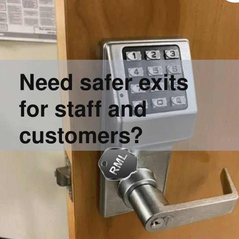 Need safer exits for staff and customers?