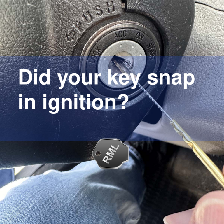 Did your key snap in ignition?