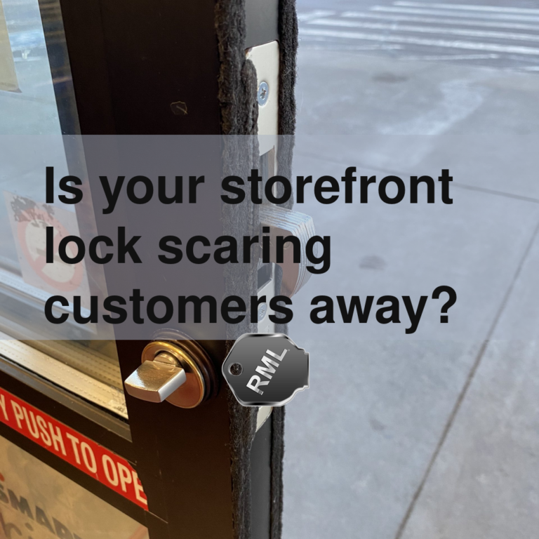 Is your storefront lock scaring customers away?