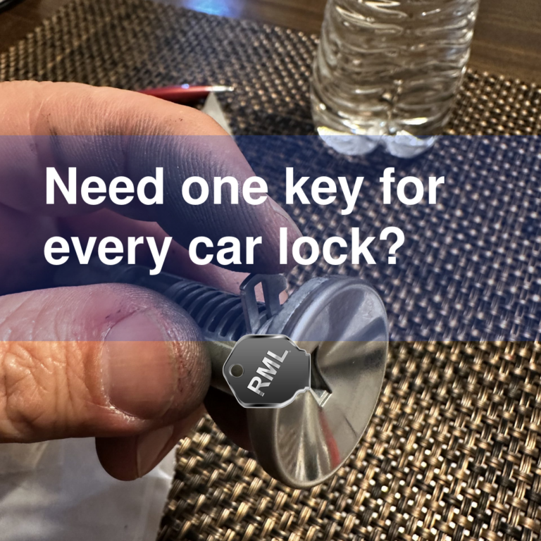 Need one key for every car lock?