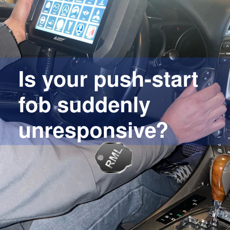 Is your push-start fob suddenly unresponsive?