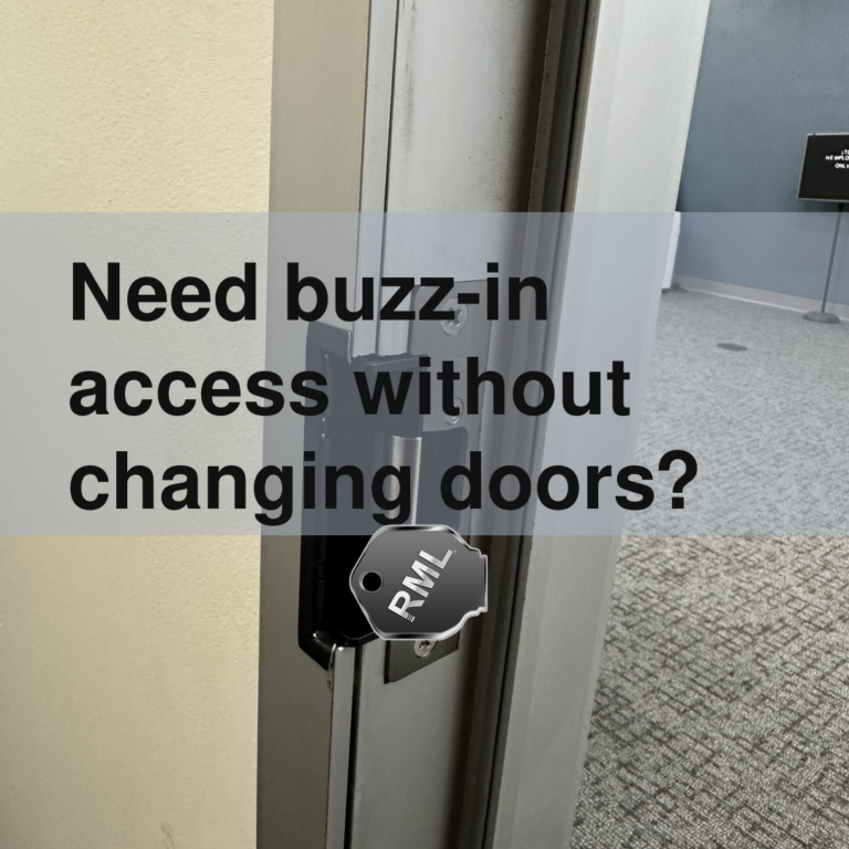 Need buzz-in access without changing doors?