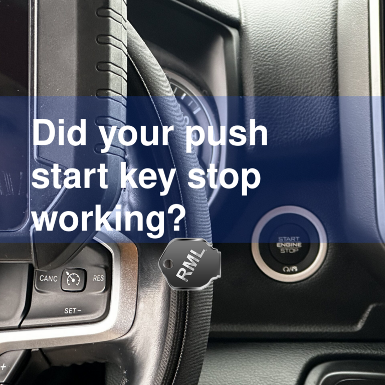 Did your push start key stop working?