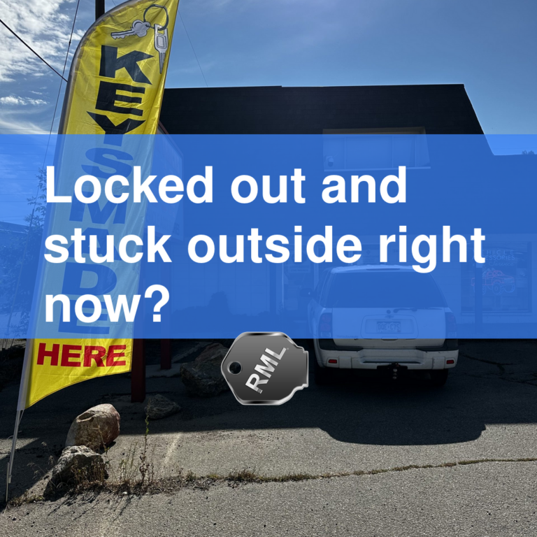 Locked out and stuck outside right now?