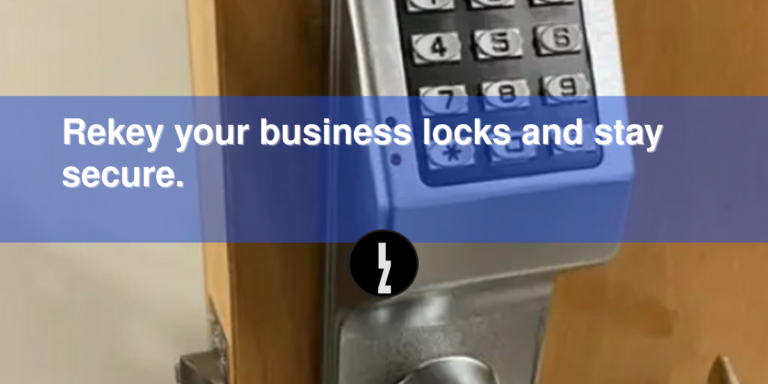 Rekey your business locks and stay secure.